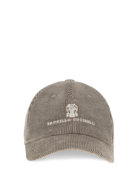 Brunello Cucinelli Brunello Cucinelli Ribbed Baseball Cap Granite