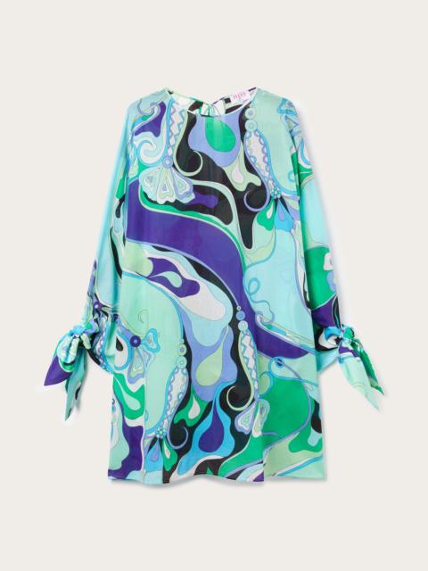 PUCCI ORCHIDEE PRINT COTTON KAFTAN
