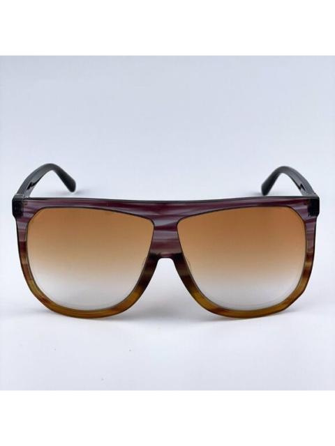 Loewe NEW Loewe LW4001F FILIPA 83V Purple Stripe Multicolour Shield Women Sunglasses