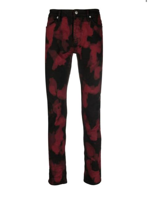 Ksubi abstract-print low-rise jeans