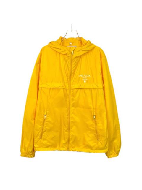 Prada Prada Yellow Hooded Zip-Up Jacket