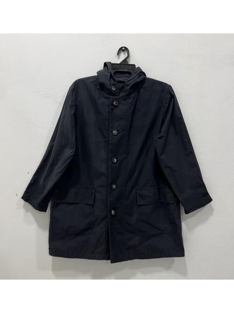 Other Designers Vintage - Margaret Howell Hooded Cotton Coat - Size S - Black