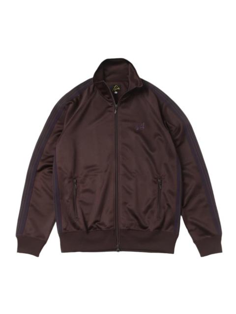 NEEDLES TRACK JACKET - POLY SMOOTH (DARK BROWN)