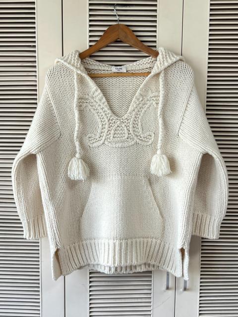 CELINE Celine Arc de Triomphe Hooded Sweater