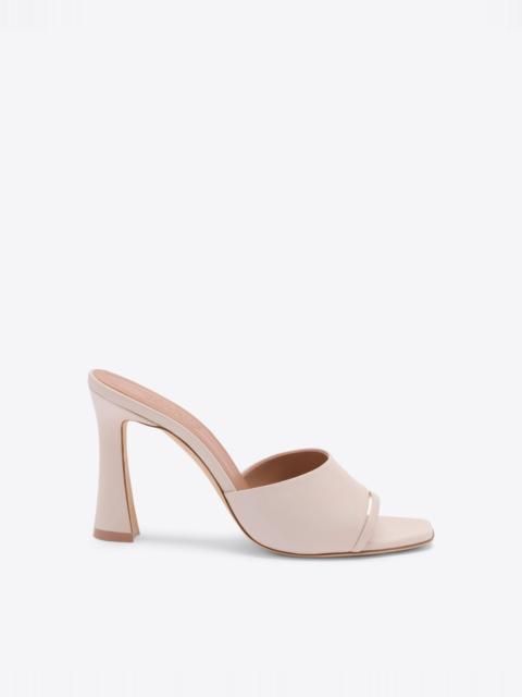 MALONE SOULIERS Roxanne 90 Pale Pink Leather Heeled Sandals