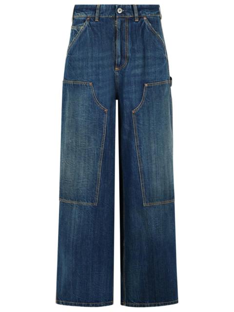 Maison Margiela Maison Margiela Carpenter Blue Cotton Jeans Women