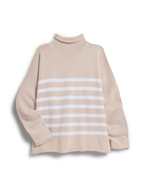 Frank & Eileen Rolled Funnel Neck Sweater