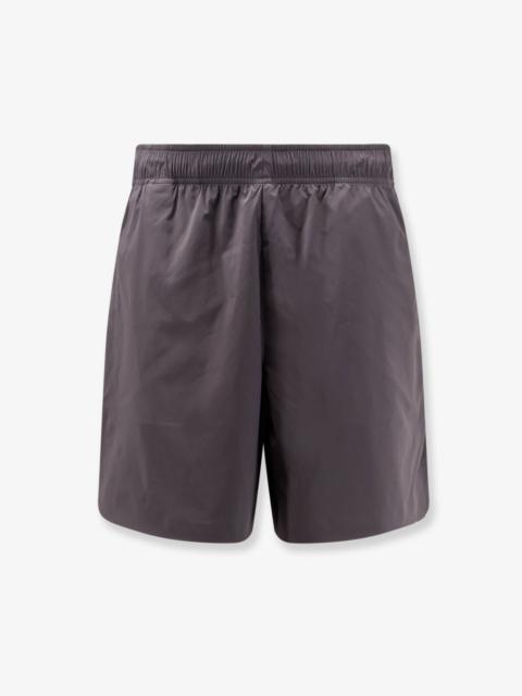 Stone Island Stone Island Nylon Bermuda Shorts With Embroidered Logo On The Back