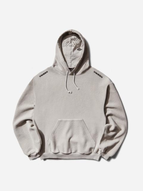 umbro Lasered Masked Hoodie Light Grey