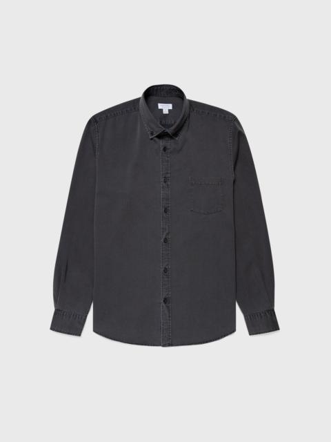 Sunspel Button Down Denim Shirt