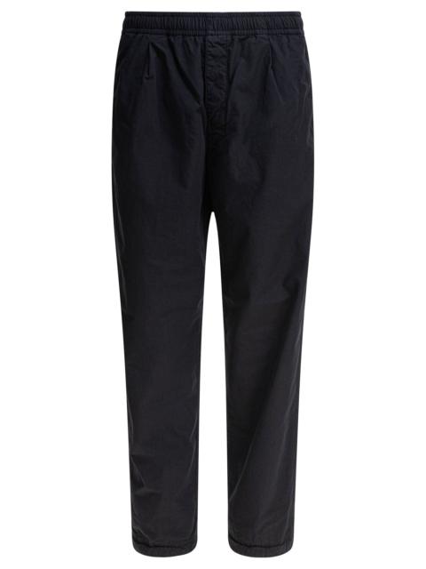 Stone Island Organic Cotton Canvas Jogger Trousers