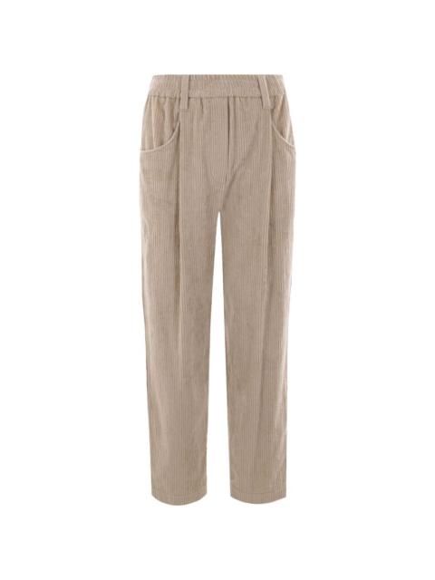 Brunello Cucinelli Brunello Cucinelli Neutrals Trousers - Straight Trousers Women