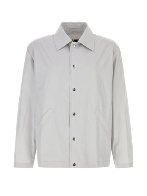 Jil Sander Light grey cotton windbreaker