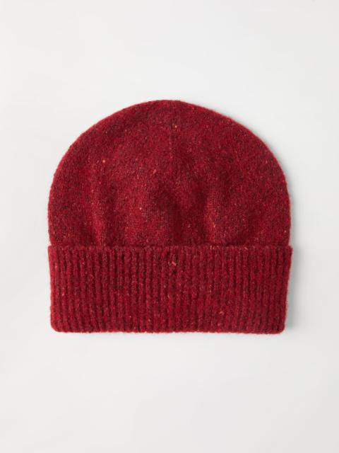 Brunello Cucinelli Alpaca, wool, silk and cotton knit beanie