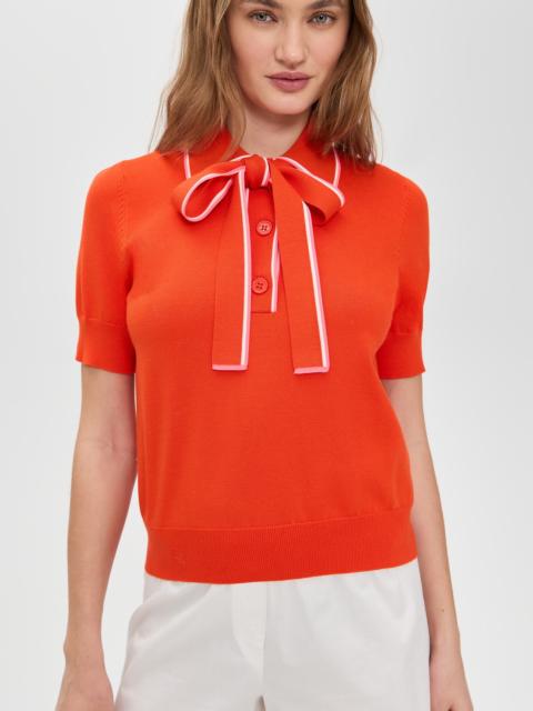 ESSENTIEL ANTWERP Jojoba Polo with Bow