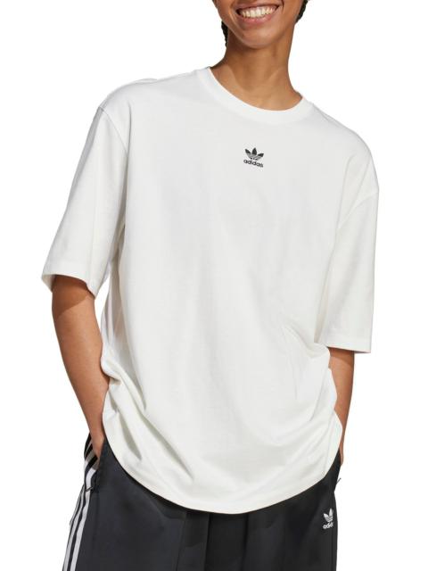 adidas adidas Essentials Lifestyle Trefoil Logo Cotton T-Shirt in White at Nordstrom