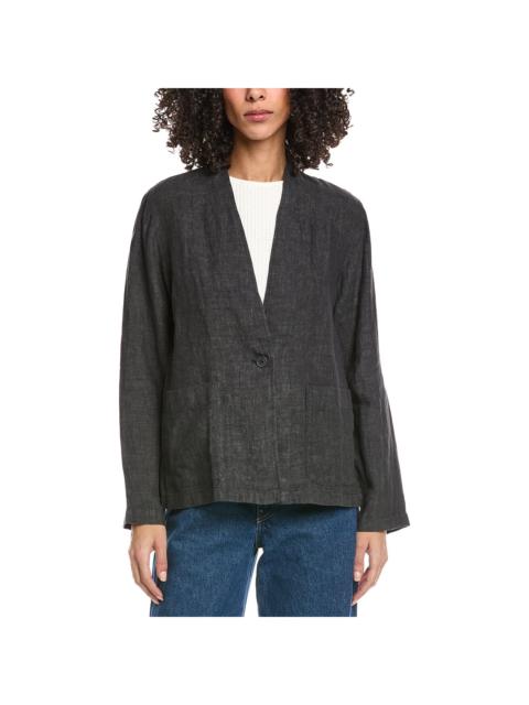EILEEN FISHER EILEEN FISHER High Collar Linen Jacket