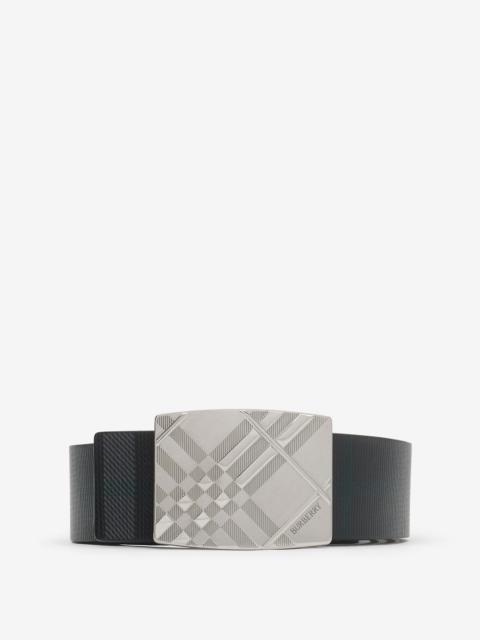 Burberry Reversible Engraved Check Belt