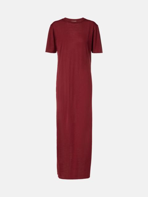 SAINT LAURENT Wool maxi dress