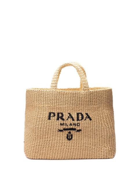 Prada Prada Women Crochet Tote Bag