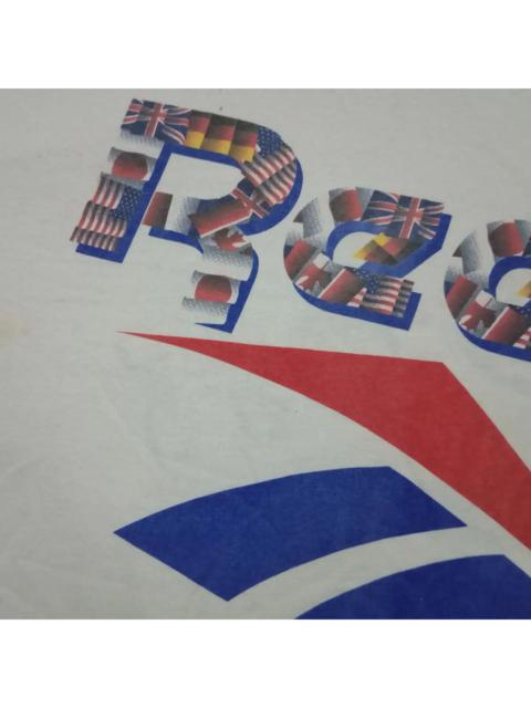 Other Designers Vintage - VTG 90s Reebok Flag tshirt ⚾🏀🎾