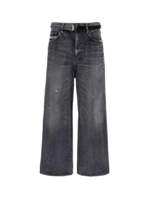 sacai Sacai Men Black Denim Jeans