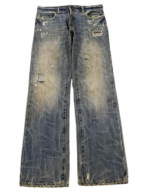 Other Designers Streetwear - Vintage Abercrombie & Fitch Mud Wash Distress Baggy Jeans