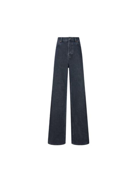 GUCCI Black Cotton Denim Jeans