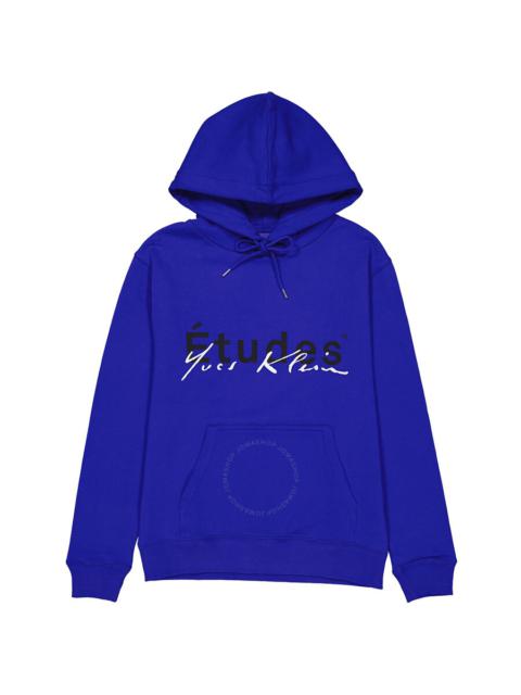 Étude Etudes Blue Klein Signature Logo Cotton Hoodie