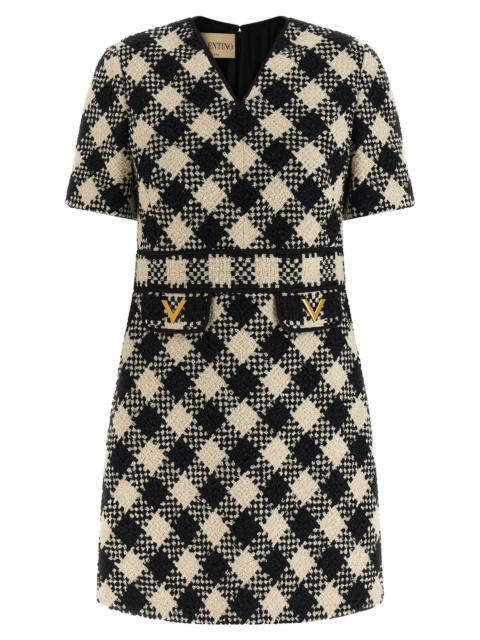 Valentino Valentino Garavani Women Valentino Garavani Damier Tweed Dress