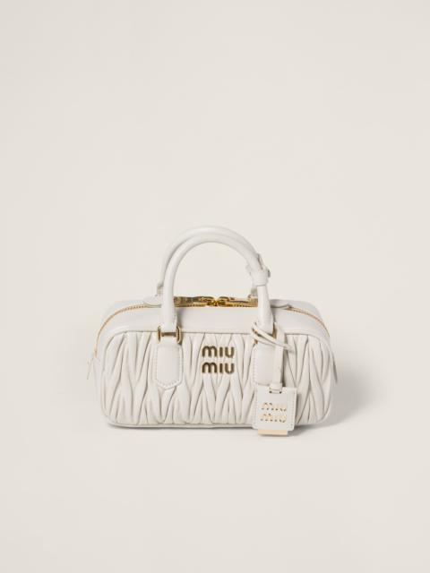 Miu Miu Arcadie matelassé nappa leather bag