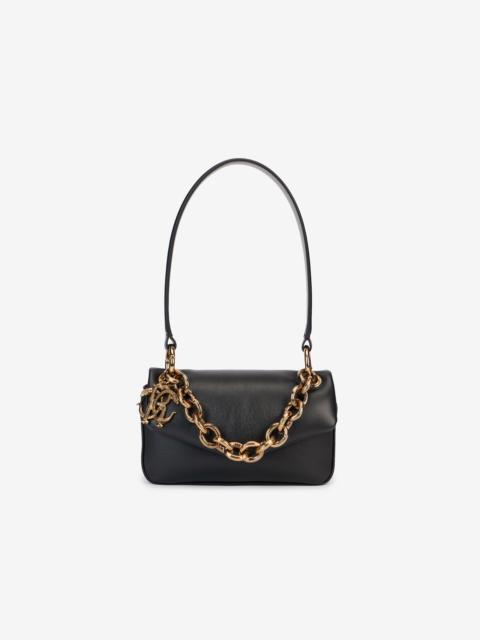 Roberto Cavalli Shoulder bag with chain in black