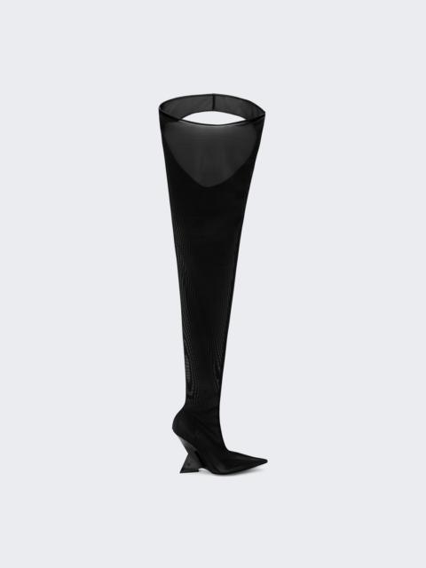 THE ATTICO Cheopissima Thigh High 105mm Black