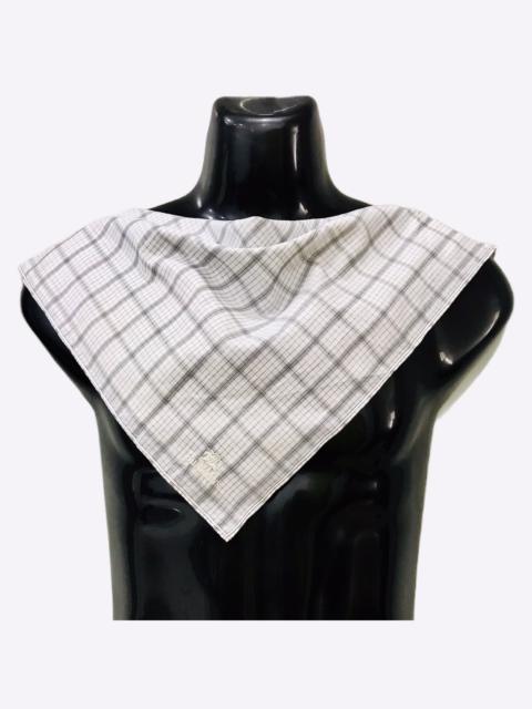 Other Designers Burberry Prorsum - VINTAGE BURBERRYS GRID PATTERN HANDKERCHIEF POCKET SQUARE