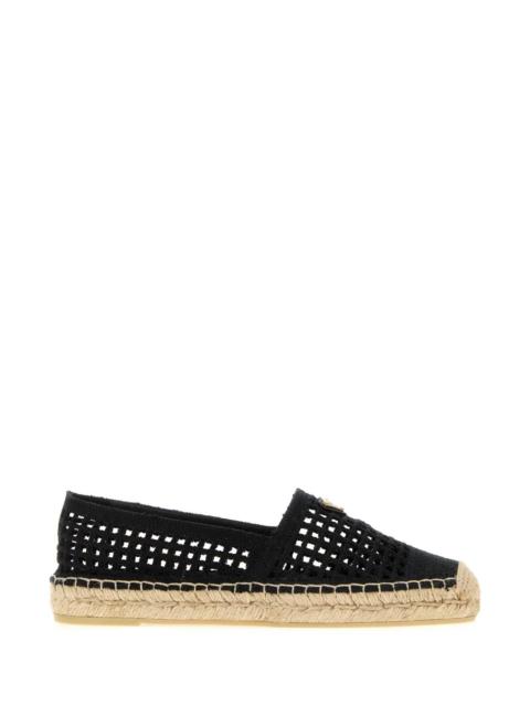 Prada Prada Women Black Crochet Espadrilles