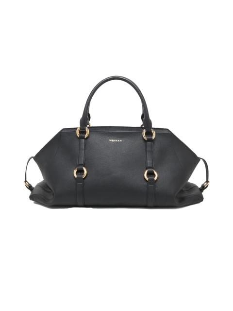 Alexander McQueen McQueen Maxi Leather Bag Black