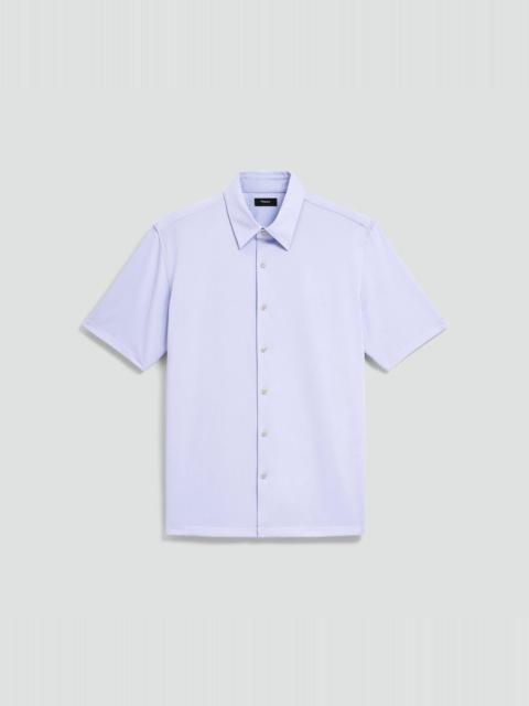 Theory Irving Short-Sleeve Shirt in Structure Knit
