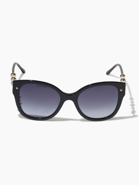 CAROLINA HERRERA Cat Eye Sunglasses with Beaded Detail