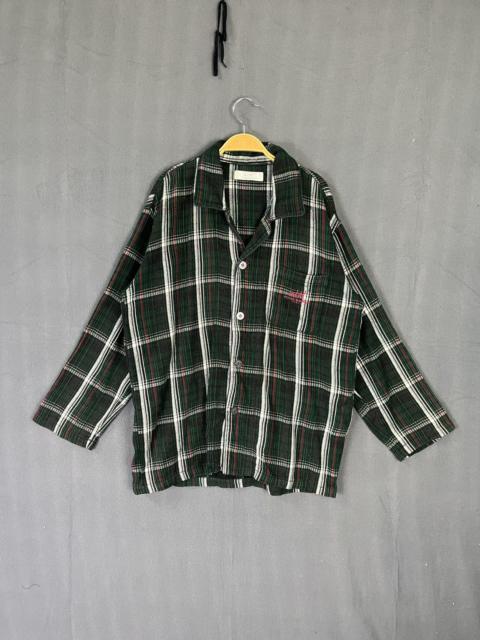 Vintage - Vent Vert Pierre Balmain Paris Plaid Shirt