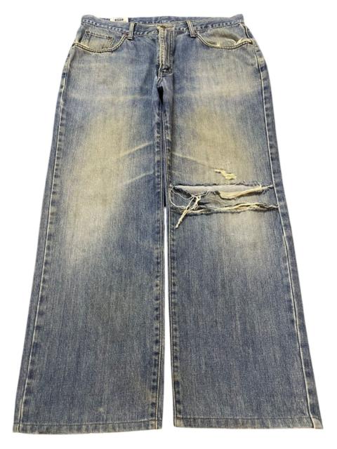 Other Designers Vintage 90s Edwin 404 Mud Wash Distressed Style Baggy Jeans