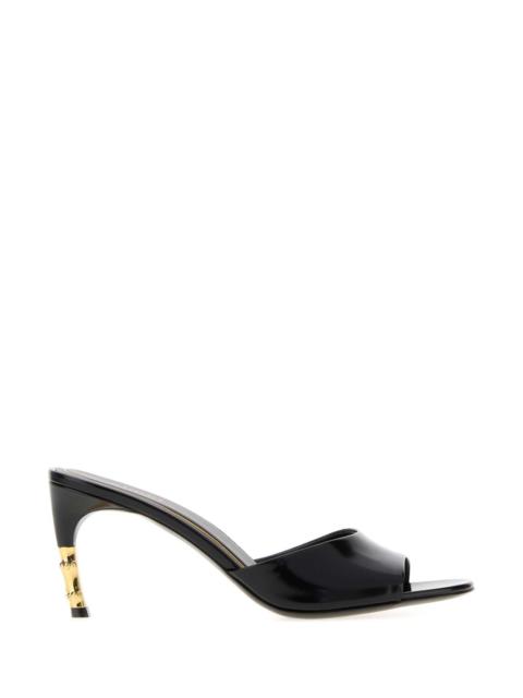 GUCCI Gucci Women Black Leather Mules