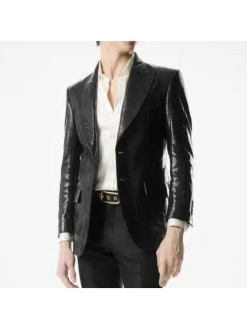 TOM FORD Tom Ford Snake Leather Blazer in Medium
