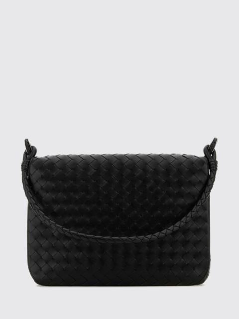 Bottega Veneta Bottega Veneta Men Bottega Veneta Swing Intrecciato Woven Calfskin Leather Messenger Bag