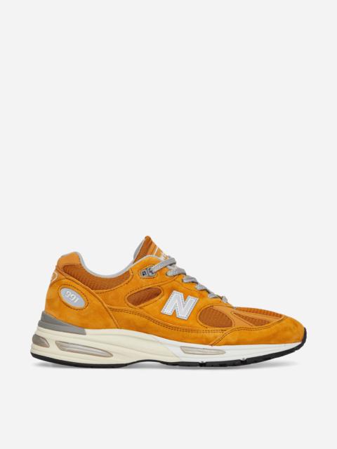 New Balance MADE in UK 991v2 Brights Revival Sneakers Yellow