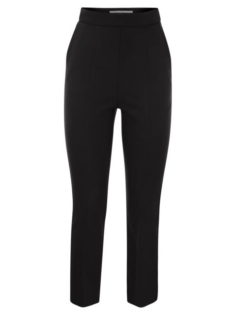 Max Mara Nepeta Ankle Length Trousers In Wool Crepe