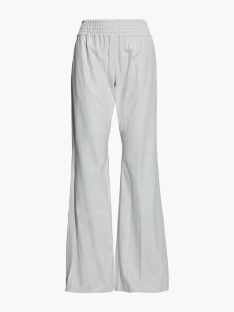 GABRIELA HEARST Themis gathered leather wide-leg pants