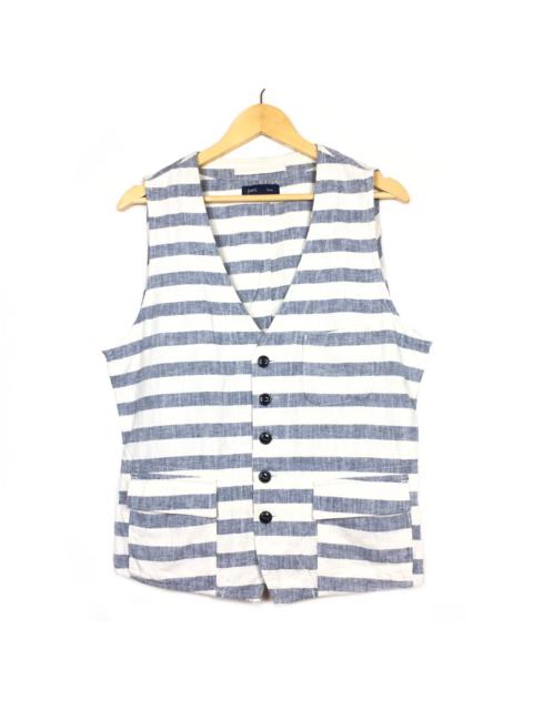 SHIPS Japan Striped Vest Jacket