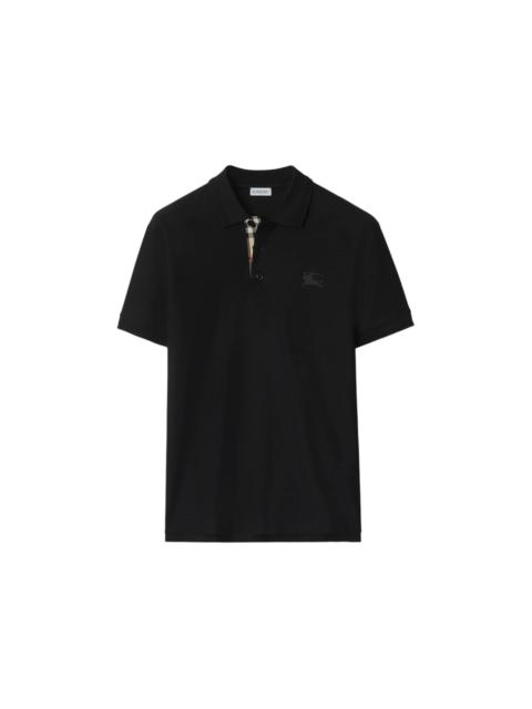 Burberry Burberry Cotton Polo Shirt Black