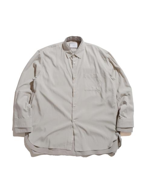 ssstein Oversized Layered Shirt Grey