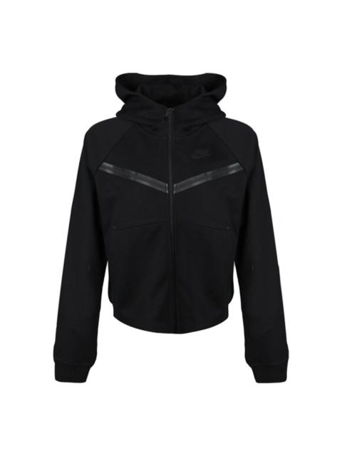 Nike (WMNS) AS W Nike Sportswear TCH FLC WR Hoodie FZ Black CW4299-010